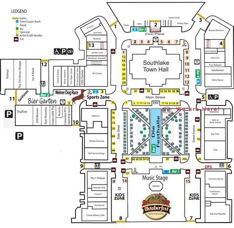 Stonebriar Mall Map ~ AFP CV