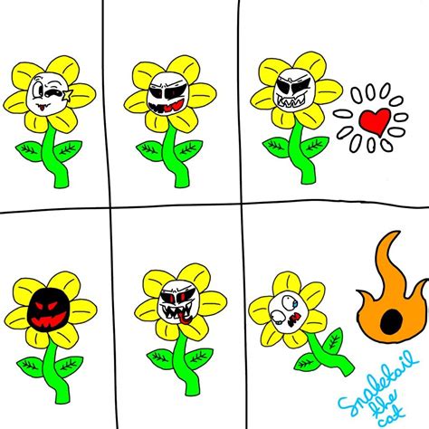 Flowey Faces | Undertale Amino