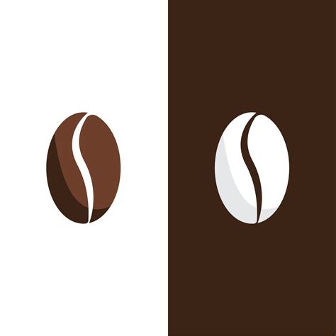 coffee bean icon vector 4665206 Vector Art at Vecteezy