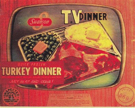 vintage advertising: Swanson TV dinners