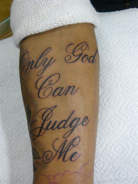 only god can judge me tattoo by campfens on DeviantArt