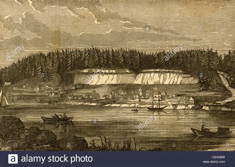 Oregon City, Oregon 1850 Stock Photo - Alamy