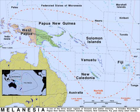 Melanesia · Public domain maps by PAT, the free, open source, portable ...