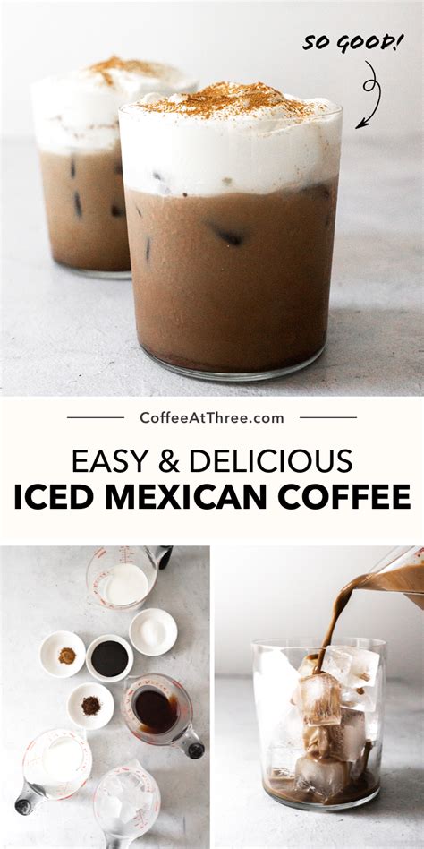 This delicoius iced coffee from Coffee at Three is so easy to make at ...