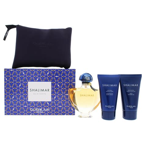 Guerlain - Guerlain Shalimar Gift Set Full Size Perfume for Women, 4 Pieces - Walmart.com ...