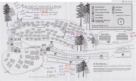 Grand Canyon Lodges Map - Draw A Topographic Map