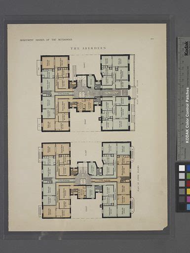 The Aberdeen, Plan of upper floors, Plan of first floor free public domain image | Look and Learn