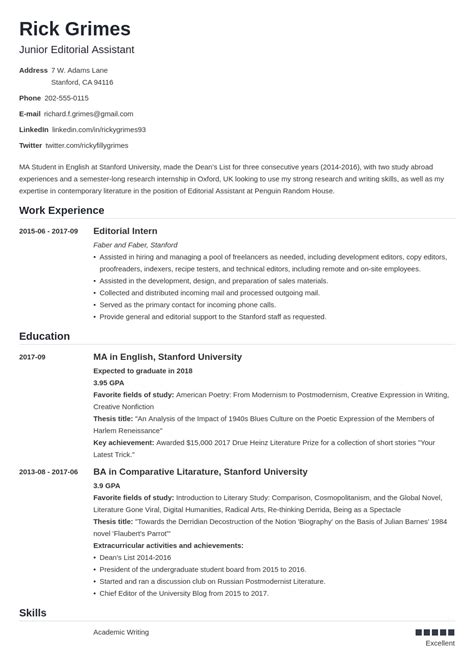 entry level resume example template nanica | Resume objective examples, Basic resume, Entry ...