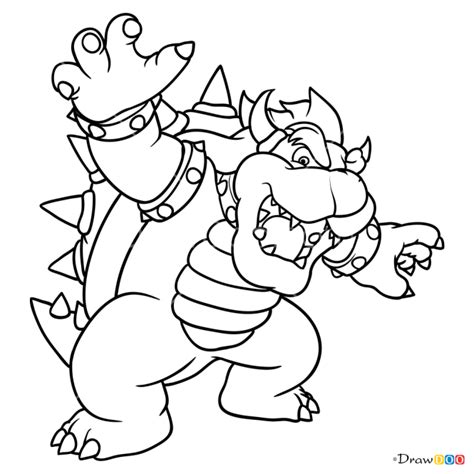 How to Draw Bowser, Super Mario