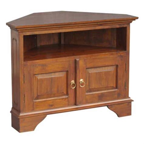 Corner TV Unit TV 200 PN CNR Mahogany - Black Orpheus Emporium