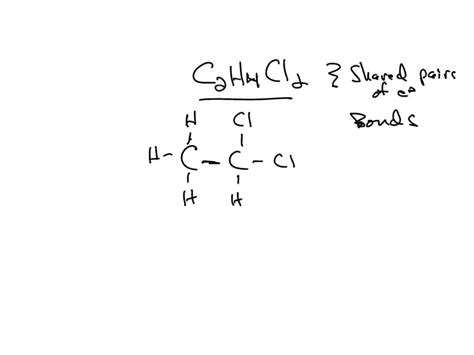 Lewis Dot Structure For C2h4cl2