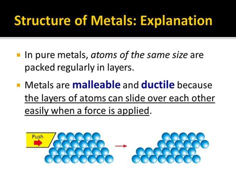 Why are metals malleable, ductile, sonorus, lustrous and why are group ...