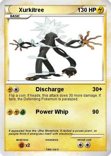 Pokémon Xurkitree 9 9 - Discharge - My Pokemon Card