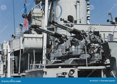 Battleship Guns Stock Image - Image: 292221