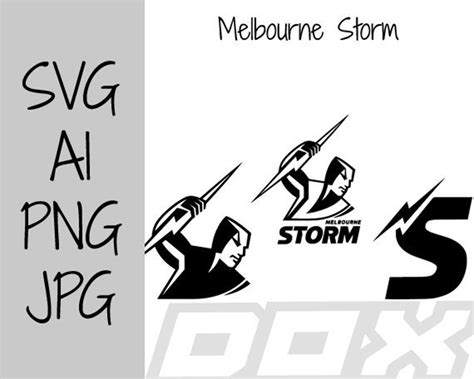 Melbourne Storm Logo Svg for Cricut Png Jpg Ai - Etsy