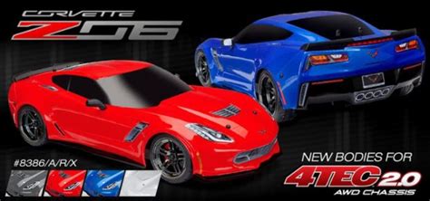 Traxxas Corvette Z06 Bodies for 4-Tec 2.0 - RC Car Action