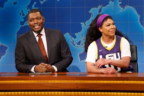 SNL's Punkie Johnson Parodies LSU Star Angel Reese on 'Weekend Update'