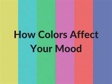 How Colors Affect Your Mood & What You Can Do About It