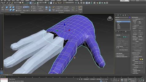 3ds Max] Character Modeling and Texturing : Part A- Modeling 010 (hand) - YouTube