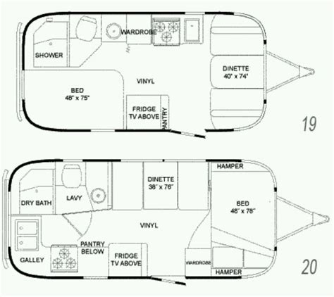 Airstream Bambi Floor Plans - floorplans.click