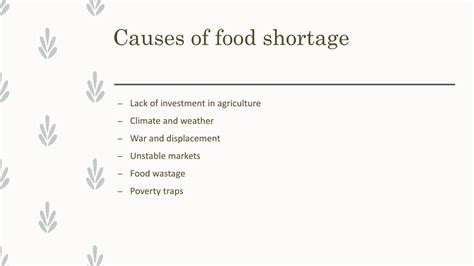 PPT - Food shortage PowerPoint Presentation, free download - ID:8957651