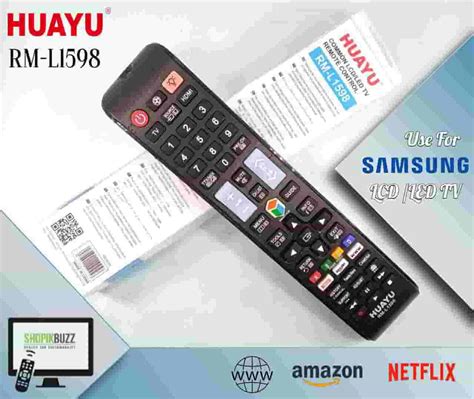 Samsung RM-L1598 Remote Smart LED TV remote control | Shopikbuzz