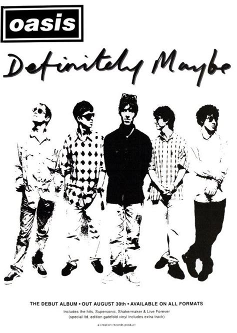 OASIS Definitely Maybe Poster | prints4u