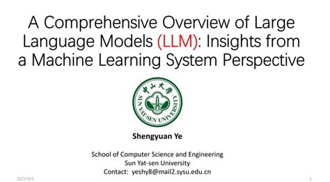 A Comprehensive Overview of Large Language Models (LLM): Insights from a Machine Learning System ...