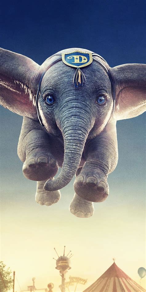 Flying elephant, Dumbo, 2019 movie wallpaper | Elephant, Dumbo movie ...