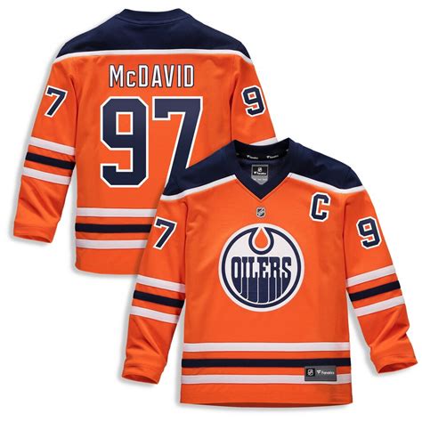 Youth Edmonton Oilers Connor McDavid Fanatics Branded Royal Home ...