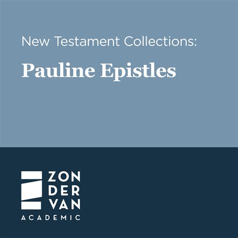 Zondervan Academic New Testament Collections: Pauline Epistles | Logos ...