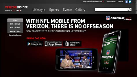 Verizon inks deal to live-stream Sunday afternoon NFL games