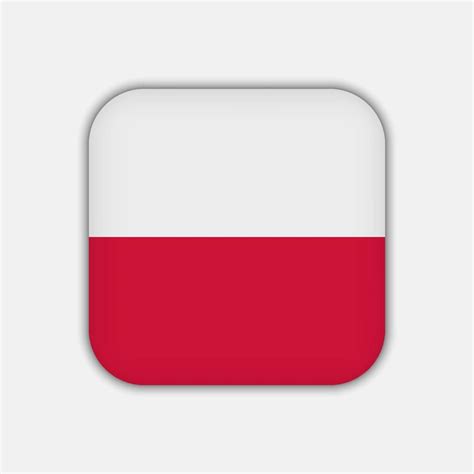 Poland flag, official colors. Vector illustration. 10942225 Vector Art at Vecteezy