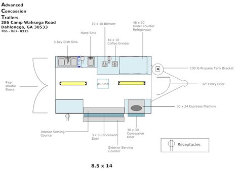 Trailer Layout - Advanced Concession Trailers