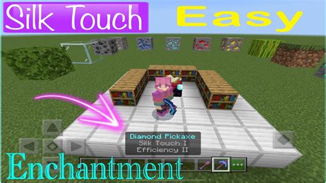 Silk Touch Pickaxe Minecraft / Enchantment /How To Get /What You Need ...