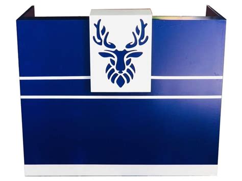 Blue and White Wooden Reception Table, For Office,Hotel and College at Rs 9000 in Hyderabad