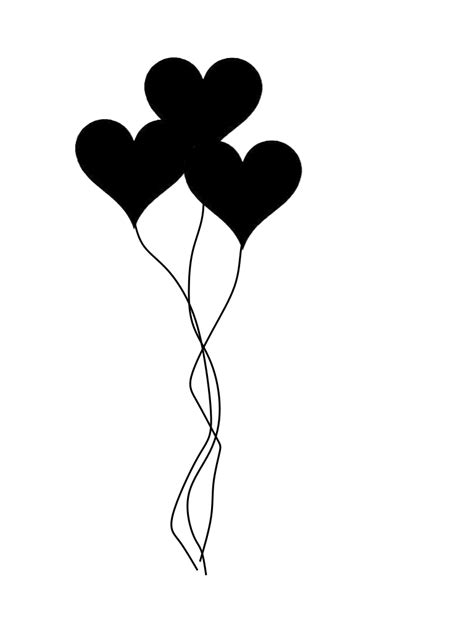 Heart Balloons Silhouette by Viktoria-Lyn on DeviantArt