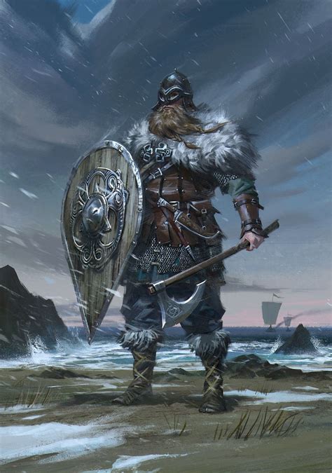 Viking, B S on ArtStation at https://www.artstation.com/artwork/odqEW | Viking art, Viking ...