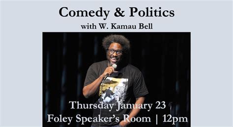 Comedy & Politics with W Kamau Bell | Events | Washington State University