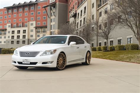 Drop of Luxury: Lexus LS460 Complemented With Bronze Custom Wheels by ...