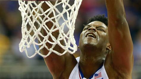 KJ Adams talks Kansas basketball's win over Wichita State