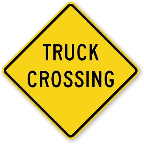 what does a truck crossing sign mean - Verlene Duong