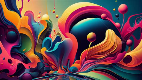 Colorful Rhythmic Graphic Abstract Powerpoint Background For Free Download - Slidesdocs