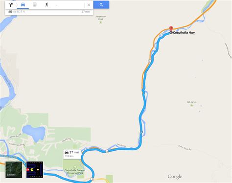 Coquihalla Highway Map - Trip Planning for: British Columbia Highway #3 ...