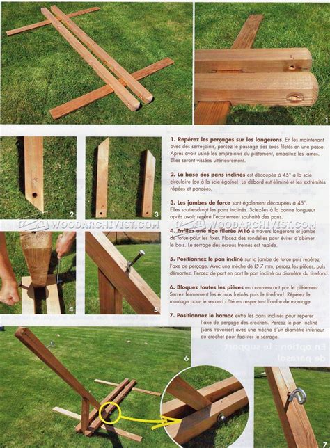 Hammock Stand Plans • WoodArchivist