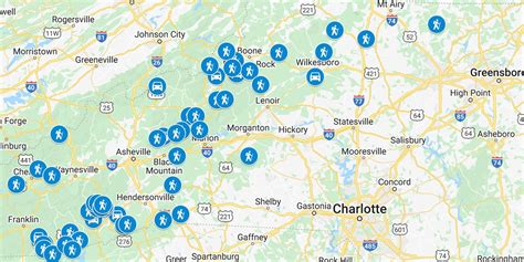 Map of Waterfalls in Western NC (50+ of the Best Listed!)