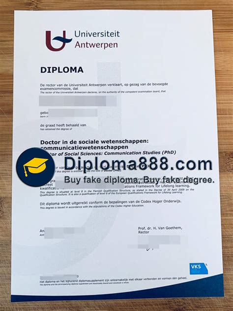 Simple steps to obtain a University of Antwerp diploma online.