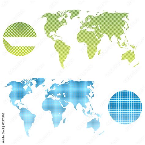 World Map with Pattern Stock Vector | Adobe Stock