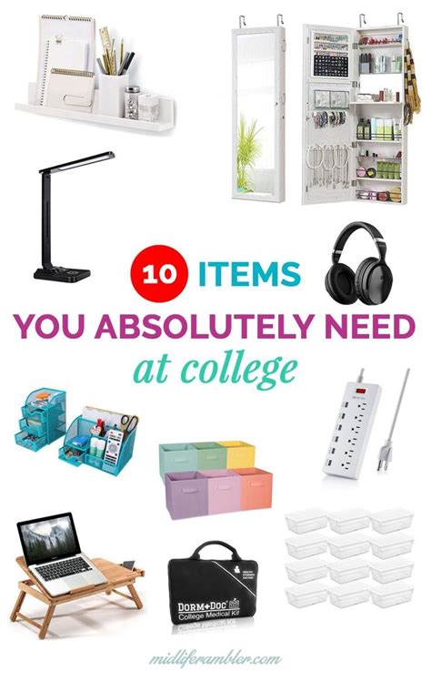 10 College Dorm Essentials You Need that Even a Total Minimalist Will Use | College dorm room ...