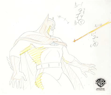 Batman The Animated Series Original Production Drawing: Batman – Choice ...